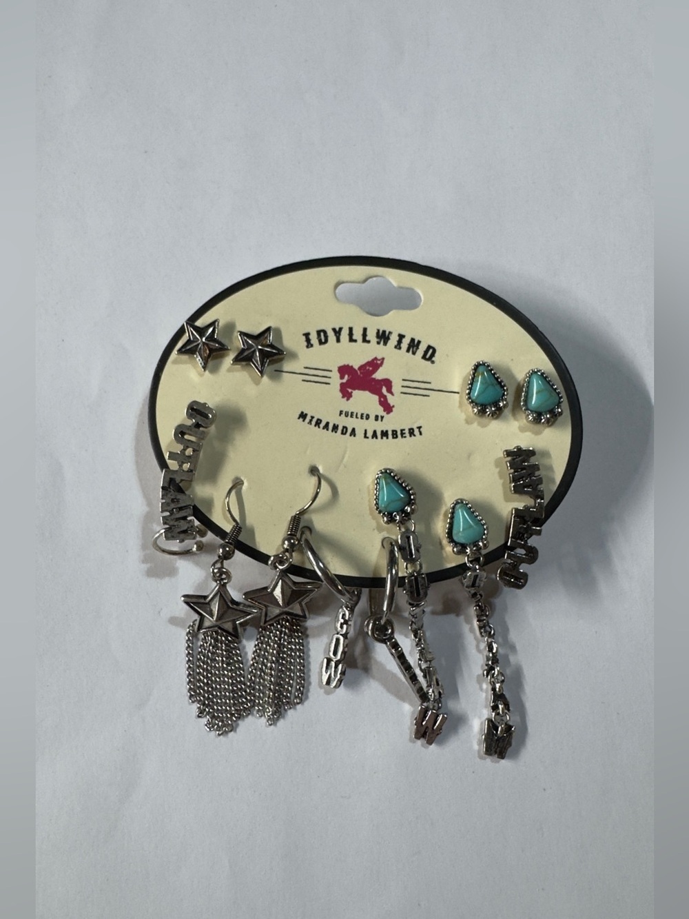 Idyllwind Silver and Turquoise Mixed Earring Set